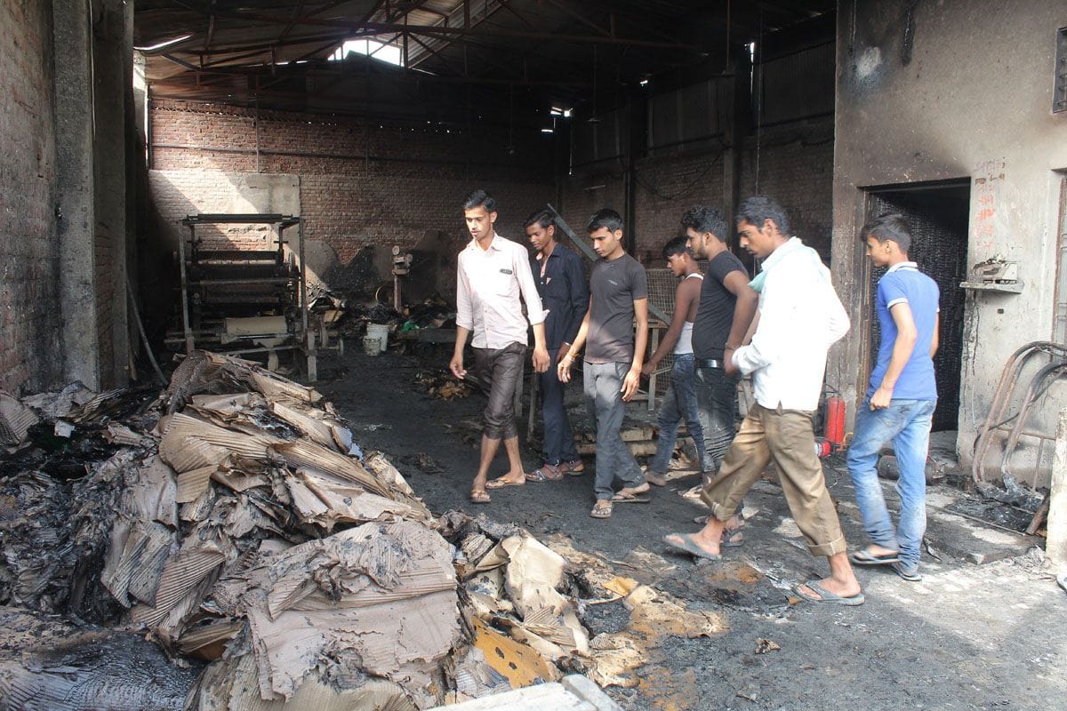 Two Fectory Fired in Talanagari