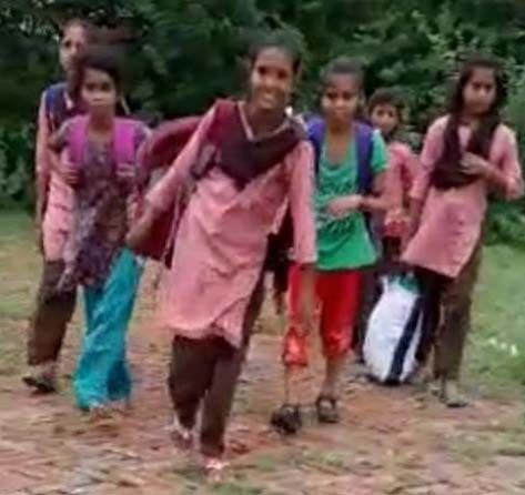 Uproar among students over water problem in Kasturba school