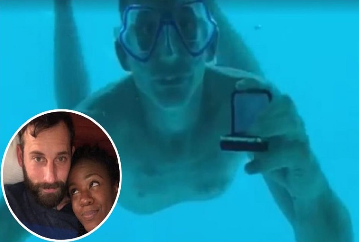 Man held his breath long enough to propose to his girlfriend underwater but he dead