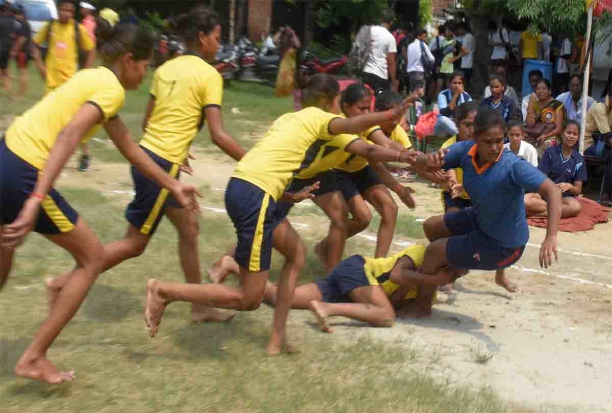 Seeing the pictures of girls playing Kabaddi