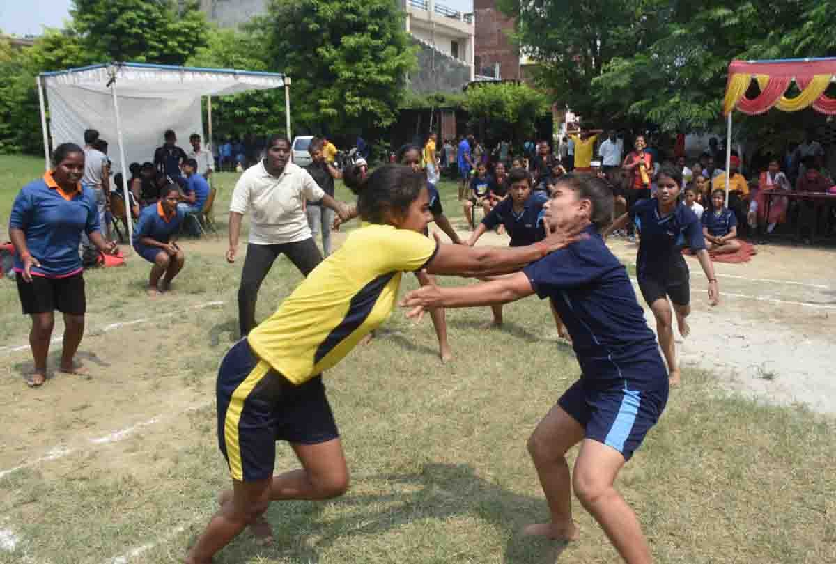 Seeing the pictures of girls playing Kabaddi