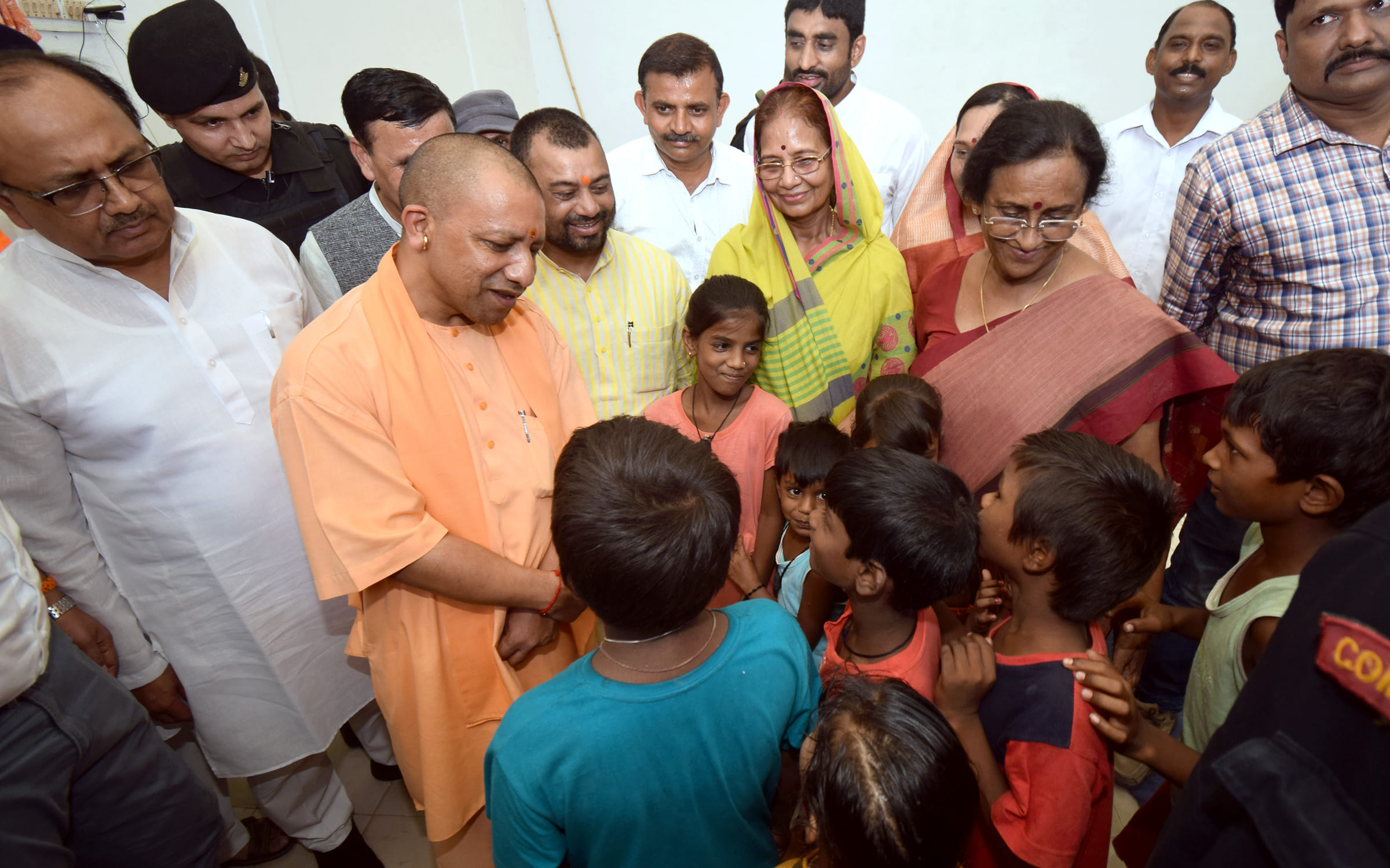 Prayagraj: Chief Minister Yogi assured flood victims to 'main hoon na'