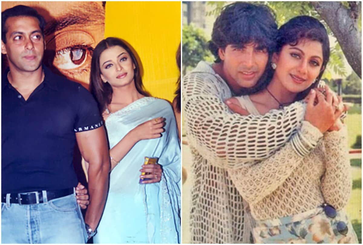 5 Bollywood Incomplete Love Stories Akshay Shilpa Salman Aishwarya Karishma Abhishek Ranbir Deepika