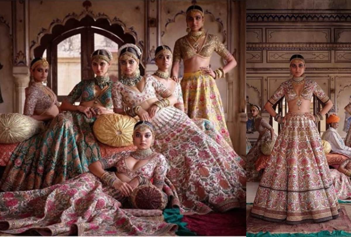 sabyasachi winter collection bridal lehenga and jewellery in trend