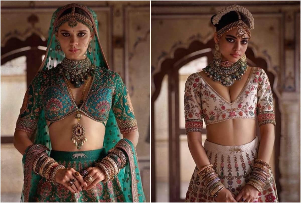 sabyasachi winter collection bridal lehenga and jewellery in trend