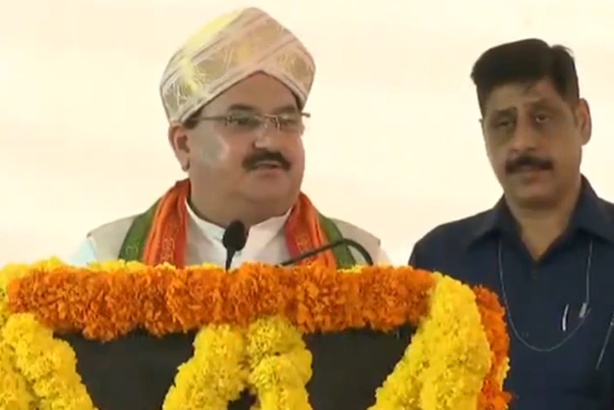JP Nadda in Bengaluru says that Farooq Abdullah and others spread lie on article 370