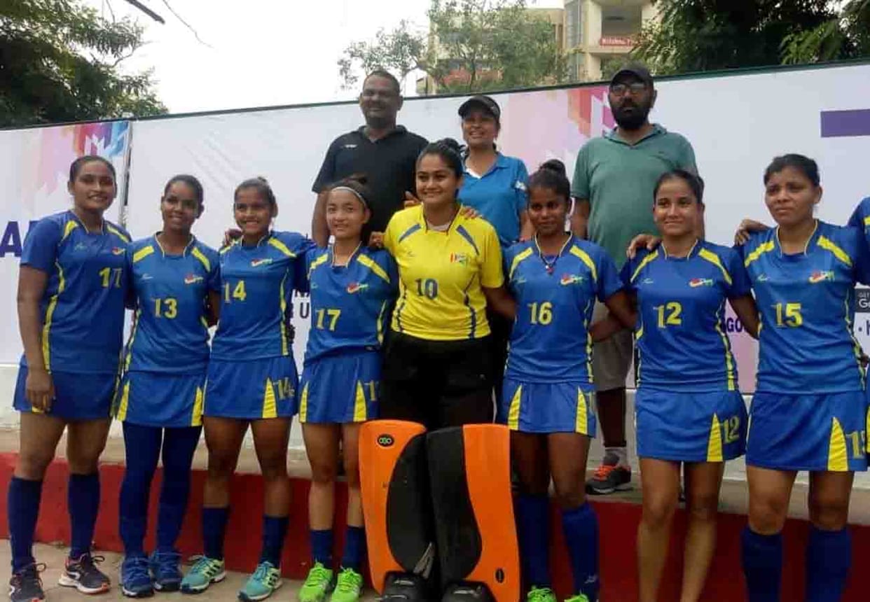 up women team win hockey match from three goals in kanpur
