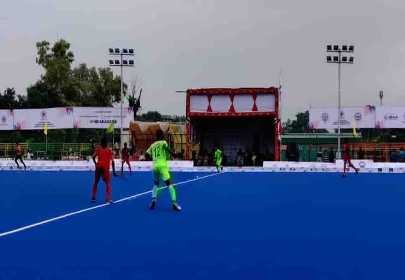 up women team win hockey match from three goals in kanpur