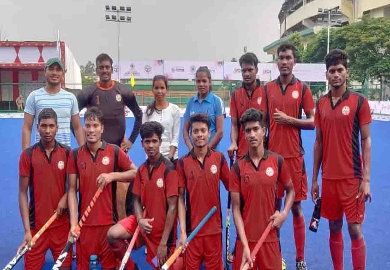 up women team win hockey match from three goals in kanpur