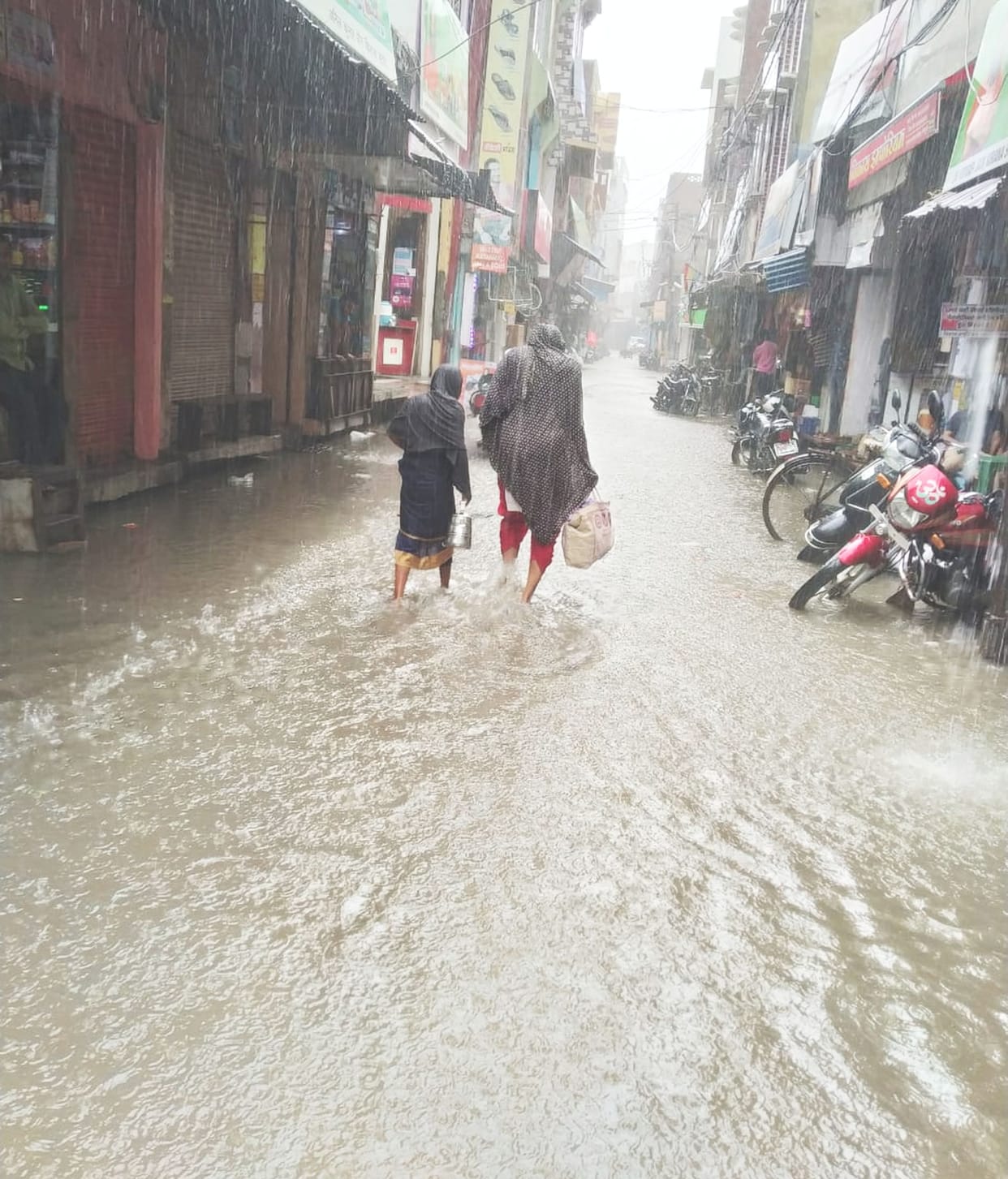 rain fall in mainpuri
