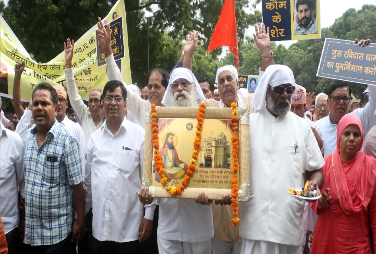 saint kulwant ram started fast unto death amid Ravidas temple controversy
