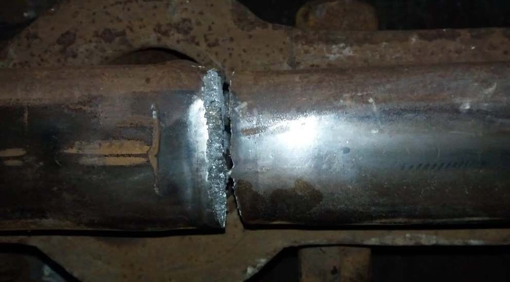 Padmavat Express goes through broken track