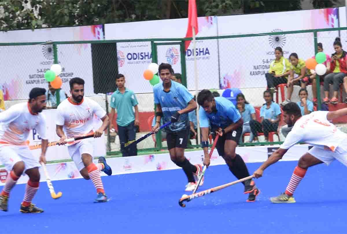 some images from the first day of  hockey National Championship in Kanpur