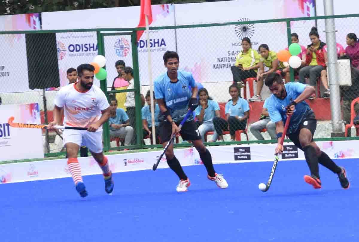some images from the first day of  hockey National Championship in Kanpur