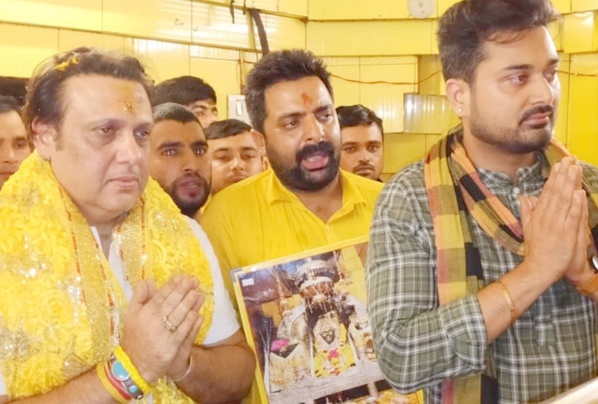 Bollywood actor Govinda paid obeisance baglamukhi temple kangra himachal pradesh