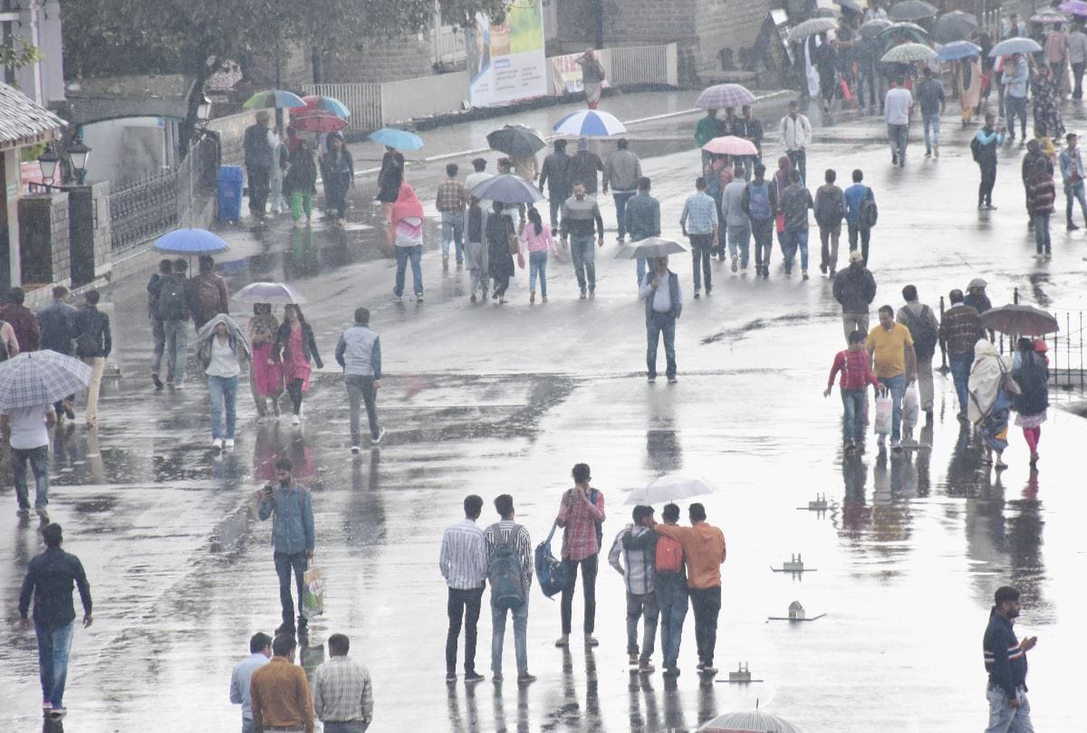 himachal weather report rain forecast in five districts of state