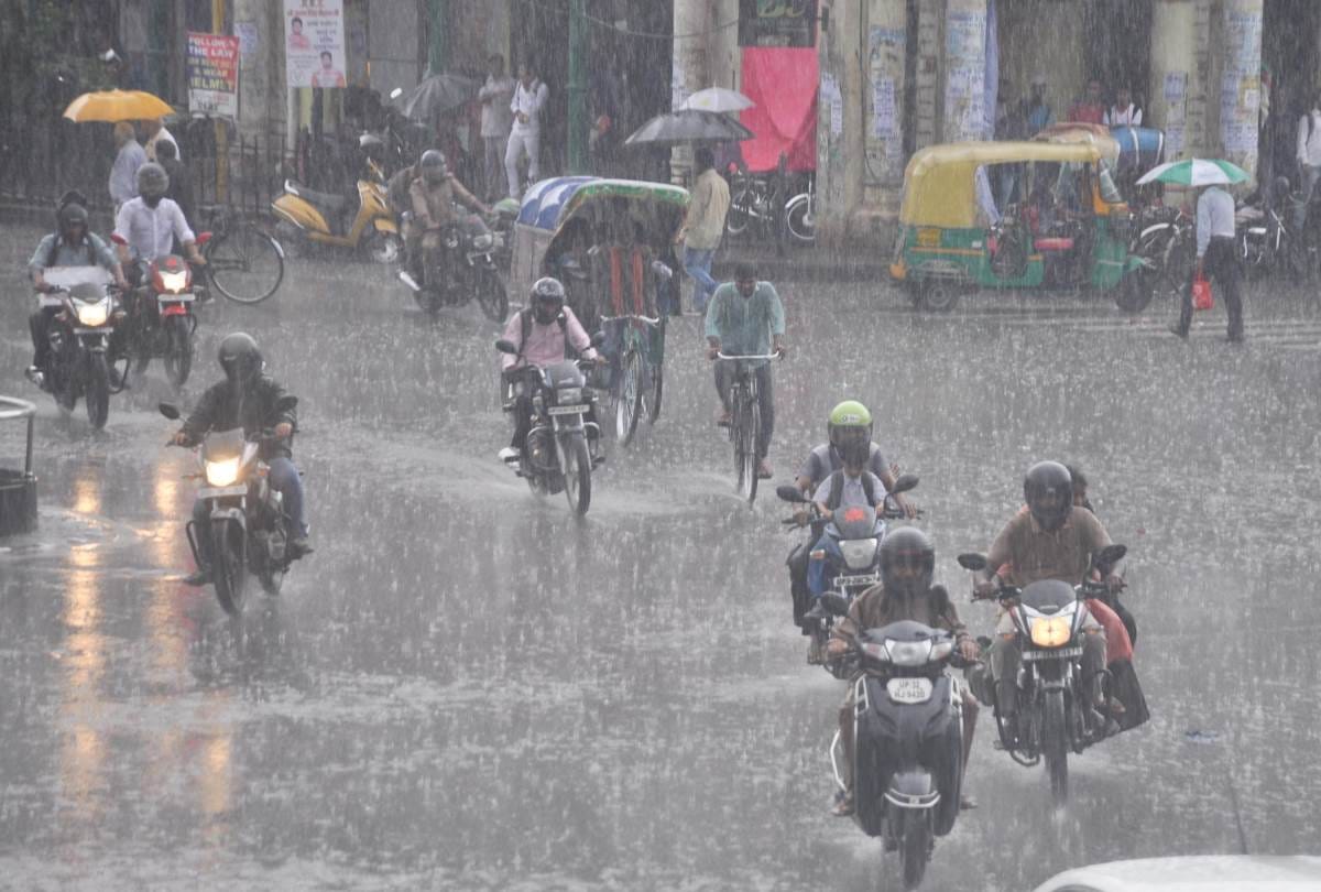 rainfall in lucknow between haze, showers to continue for next fer days