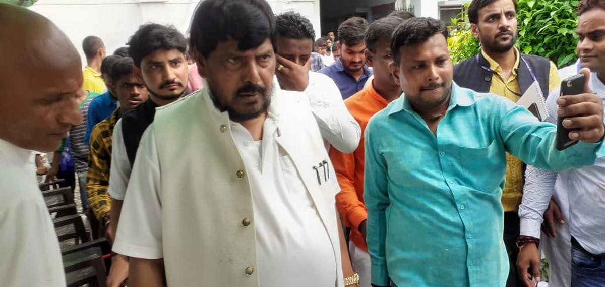 cabinet minister ram das athwale on pakistan arrived in varanasi