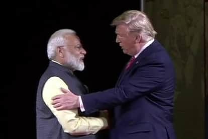 Trump and Modi at Howdy Modi