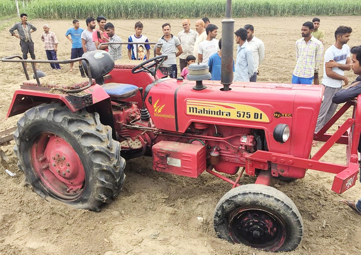 HT wire fall on farmer