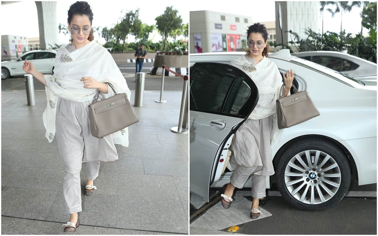 Kangana Ranaut Juhi Chawla and Other Bollywood celebrities snapped at airport