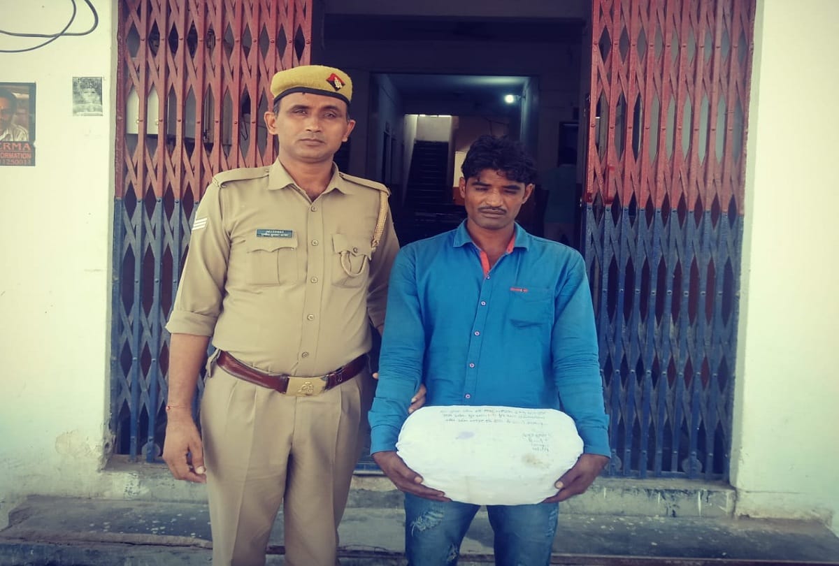 3 kg cannabis found in greater noida drug trafficker arrested