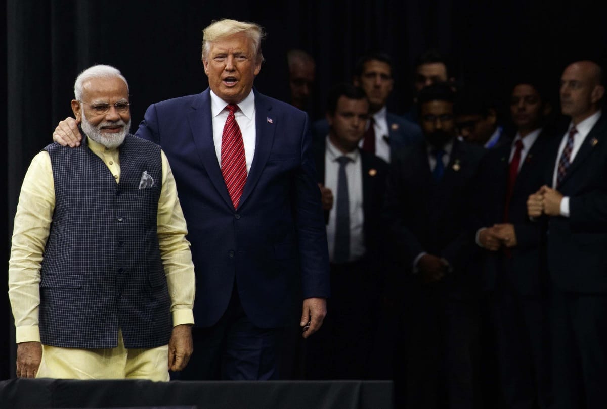 Prime Minister Narendra Modi and Donald trump chemistry in Howdy Modi Event in Houston