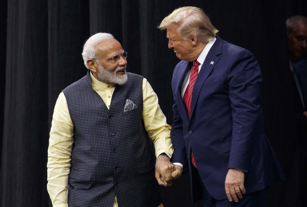 Prime Minister Narendra Modi and Donald trump chemistry in Howdy Modi Event in Houston