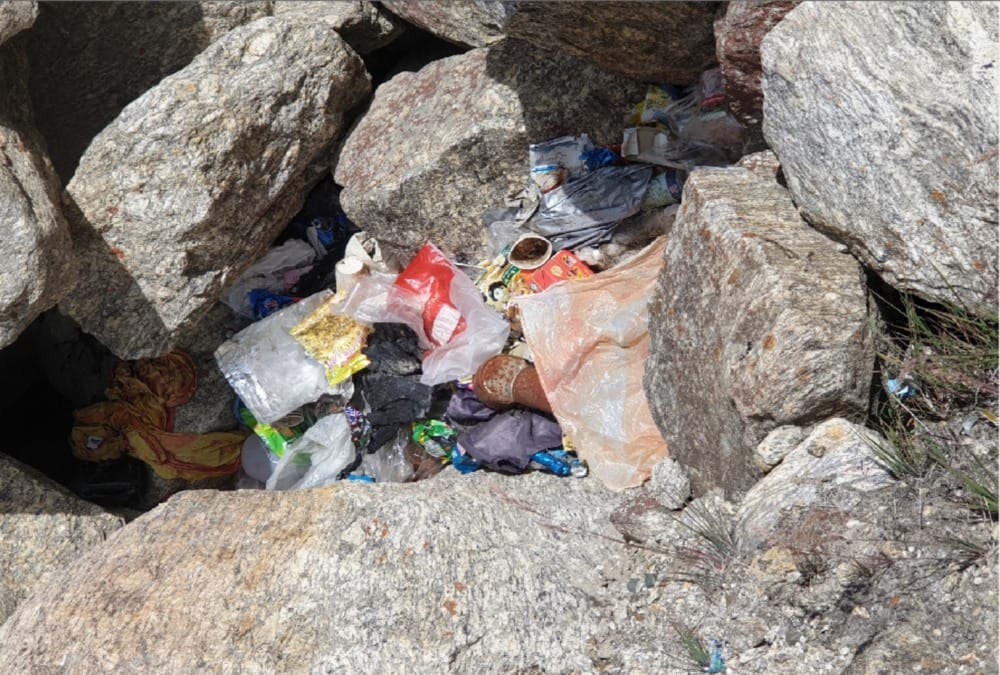 Garbage from 10 years found in Gomukh iit roorkee student collected during campaign
