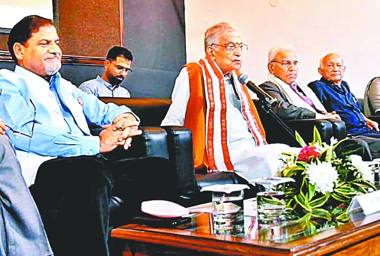 murli manohar joshi in seminar at punjab university chandigarh