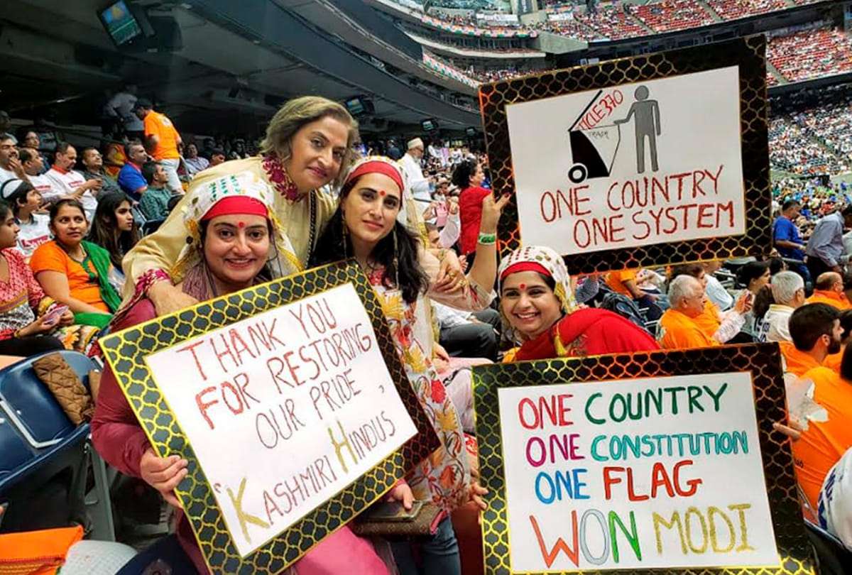 kashmir article 370 became topic of excellence in Houston Rally Was Historic America