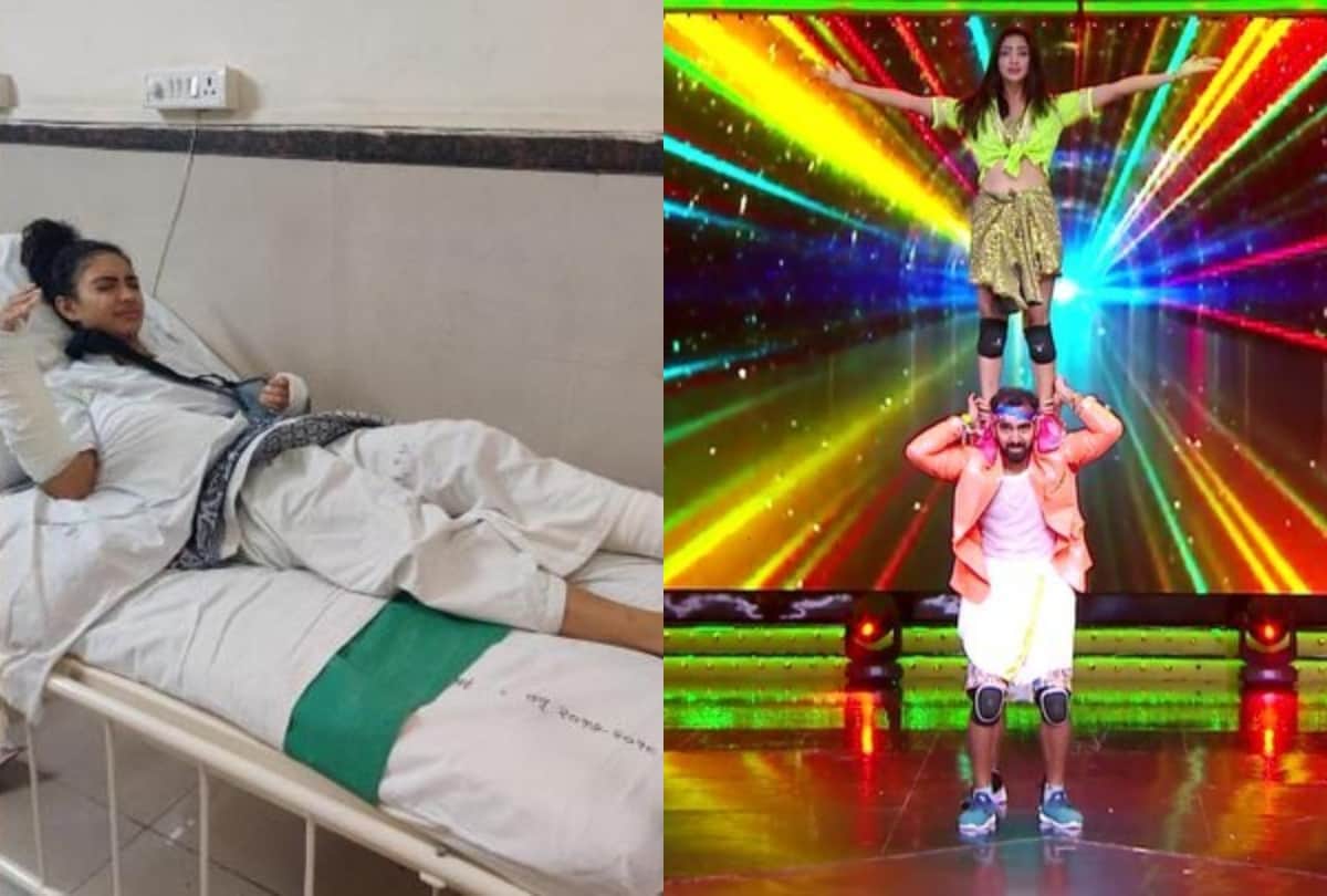 Nach Baliye 9 Pooja Banerjee Injury during rehearsal, video goes viral