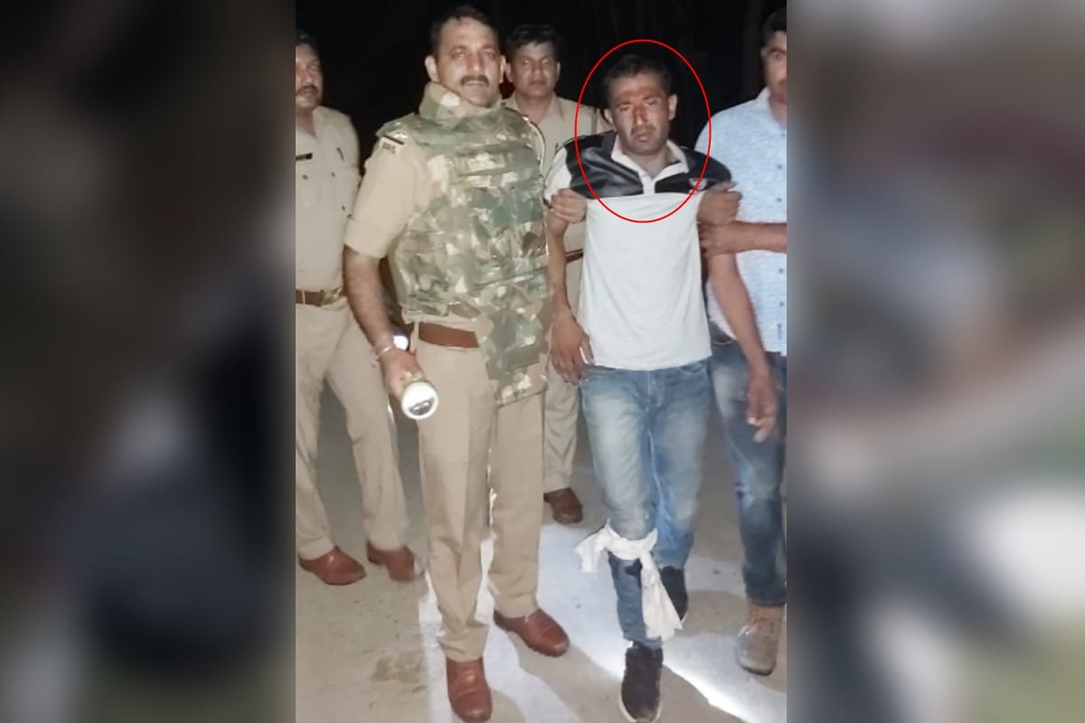 Badmash injured in Police encounter in saharanpur