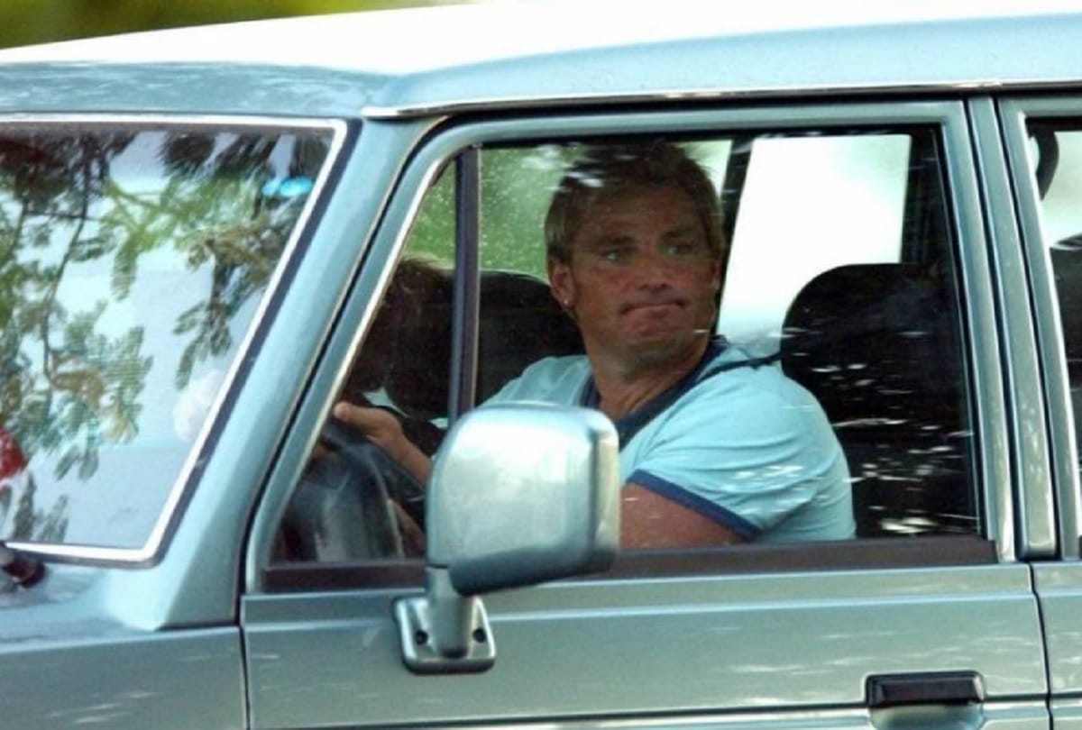 Australia cricketer shane warne banned from driving for one year due to over speeding