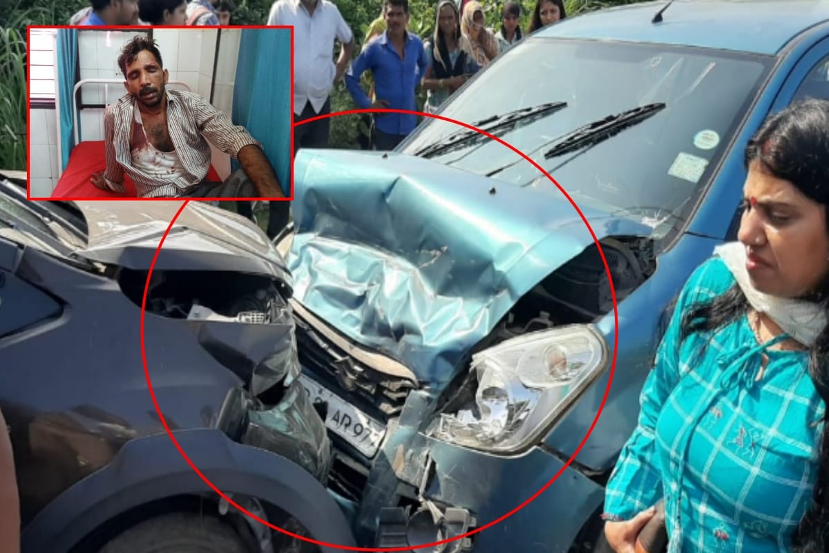 Many peoples injured including women in car accident at Meerut dehat area
