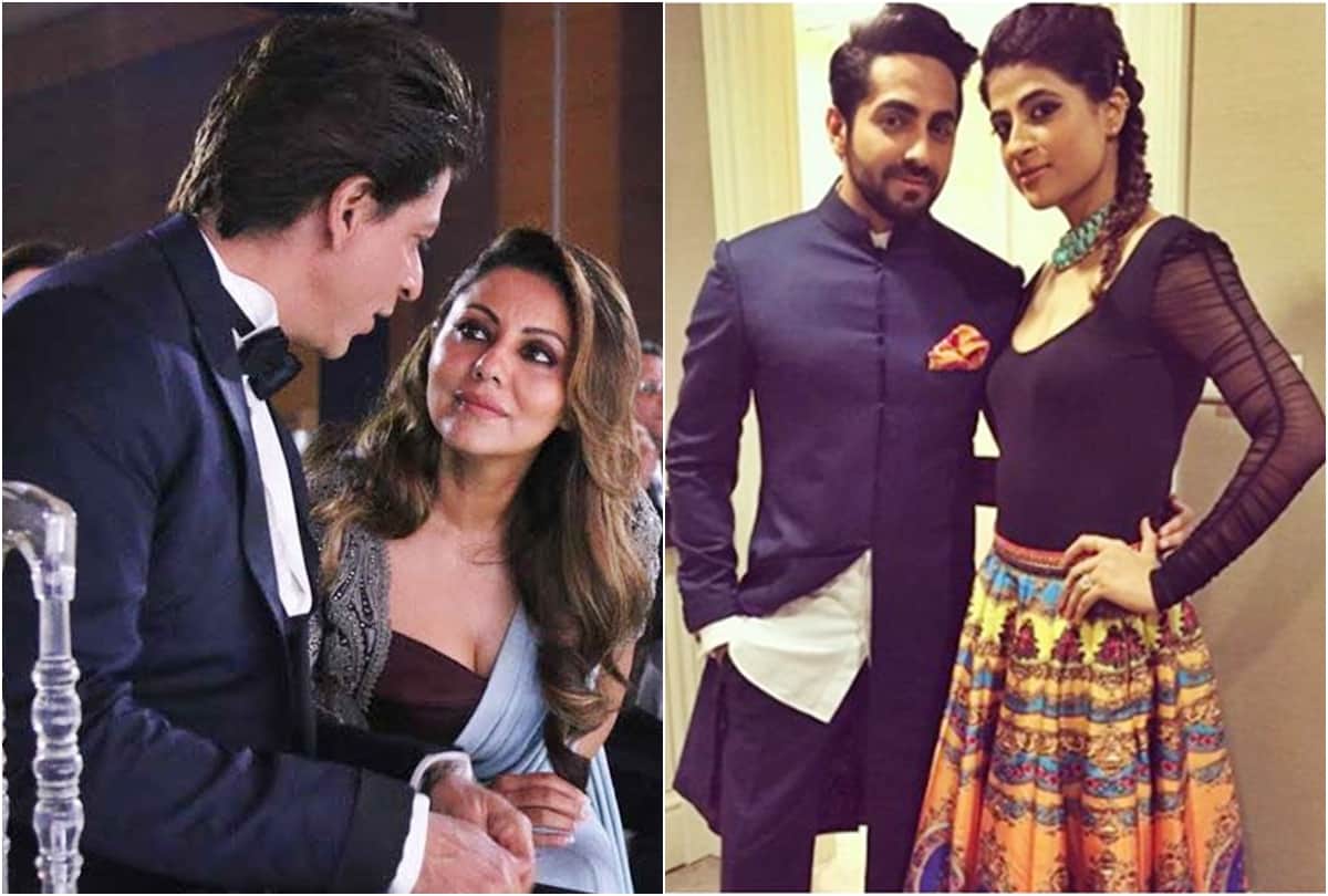 Bollywood love Marriages Shah Rukh Gauri Ayushmann Tahira Suniel Shetty Mana Shetty Bobby deol Tanya