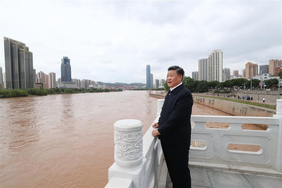 chinese president XI Jinping showed serious concern over yellow river high quality development
