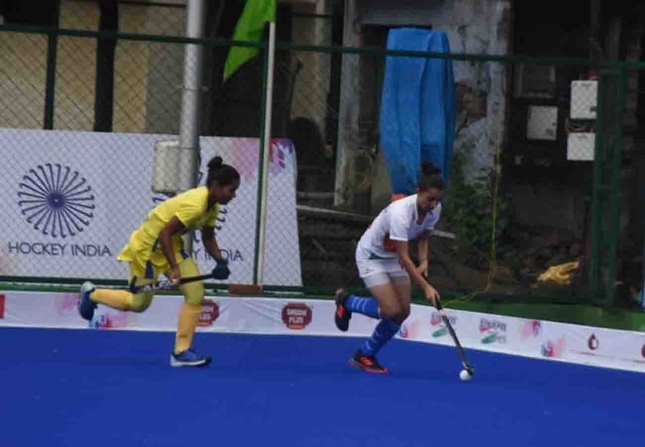 haryana women hockey team defeated up team