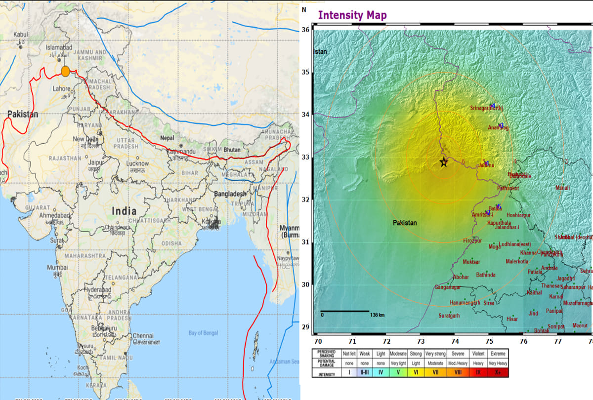 Strong earthquake rocks Islamabad, Mirpur in pakistan, shocks in jammu kashmir north india