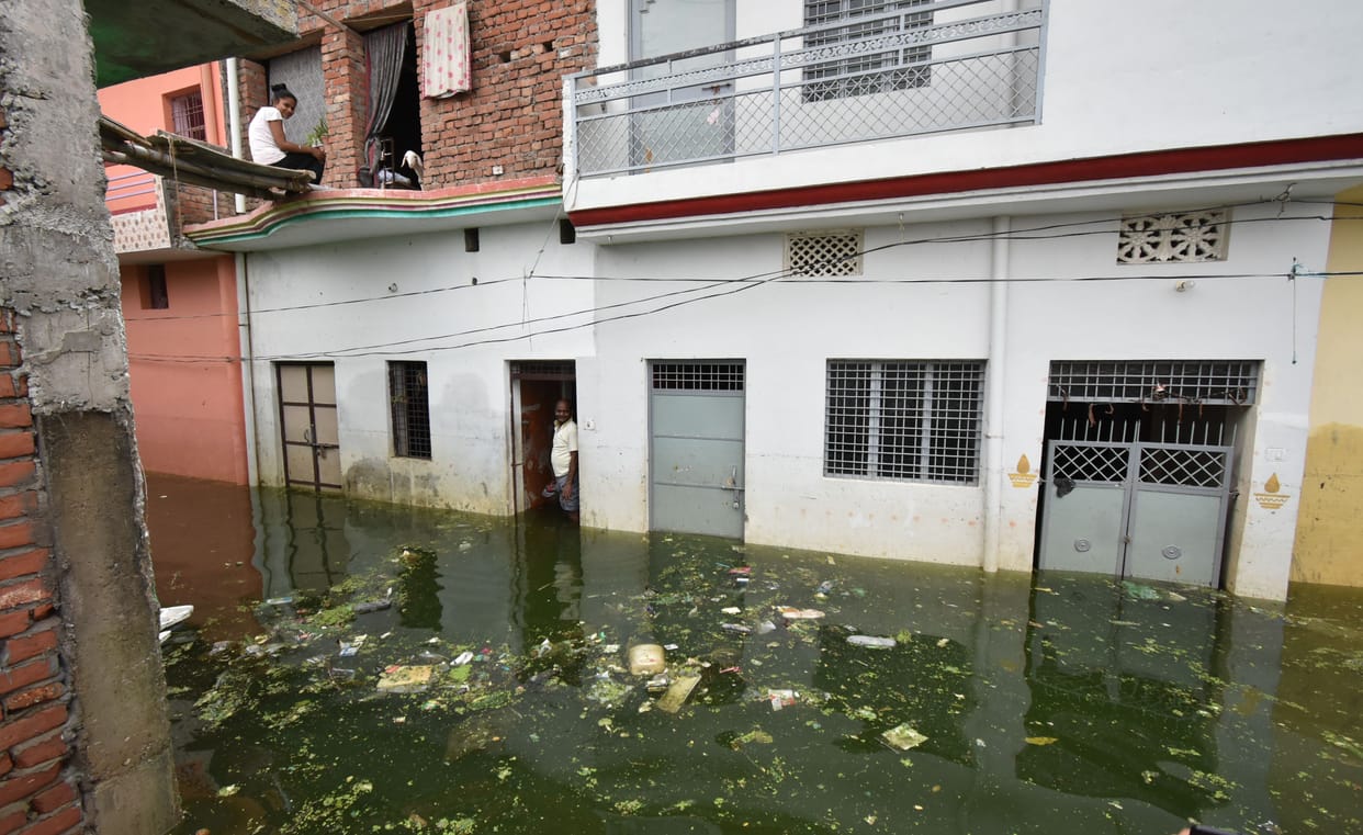 Prayagraj: Ganga-Yamuna below danger mark, hope for relief after three days