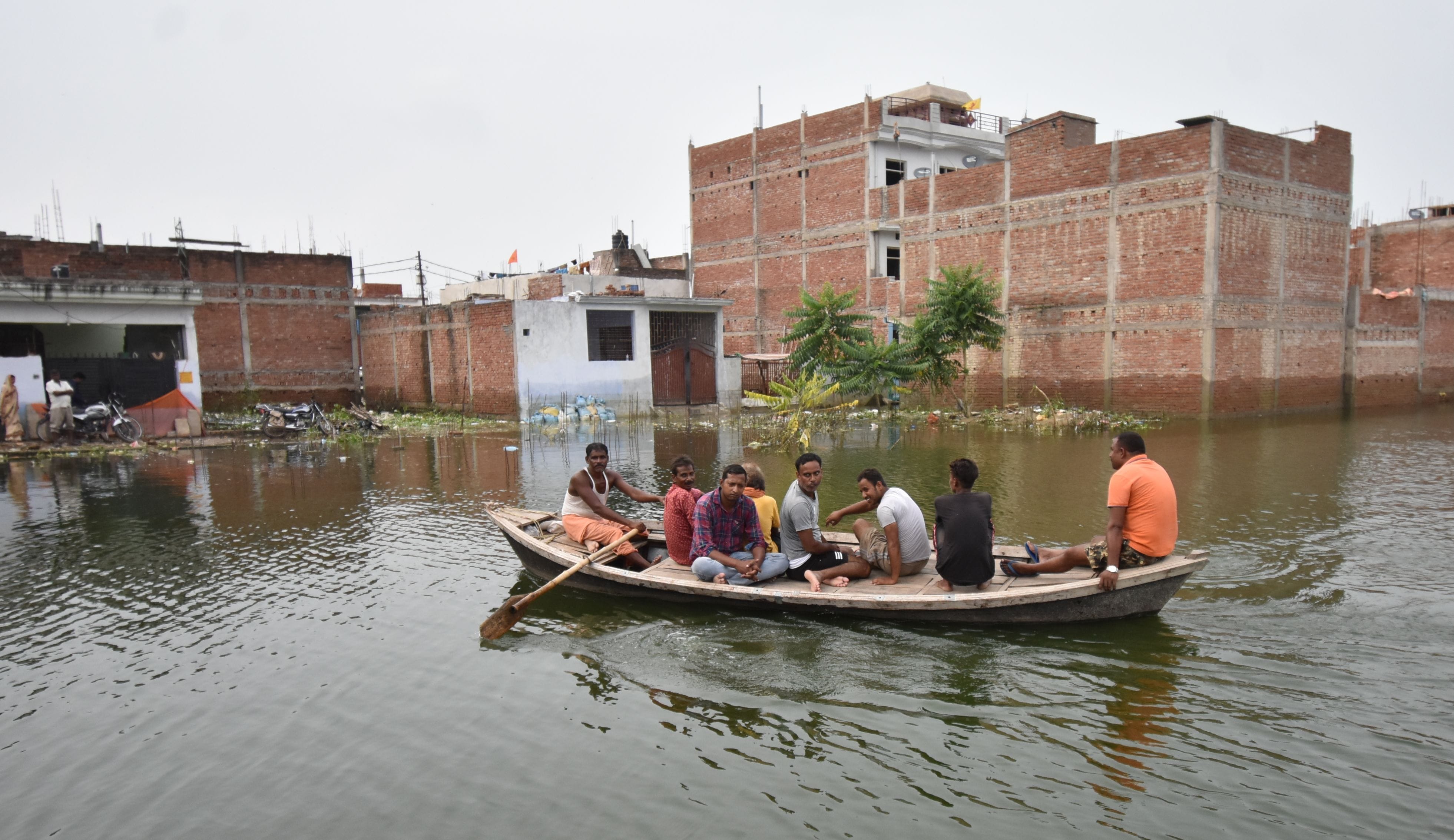 Prayagraj: Ganga-Yamuna below danger mark, hope for relief after three days