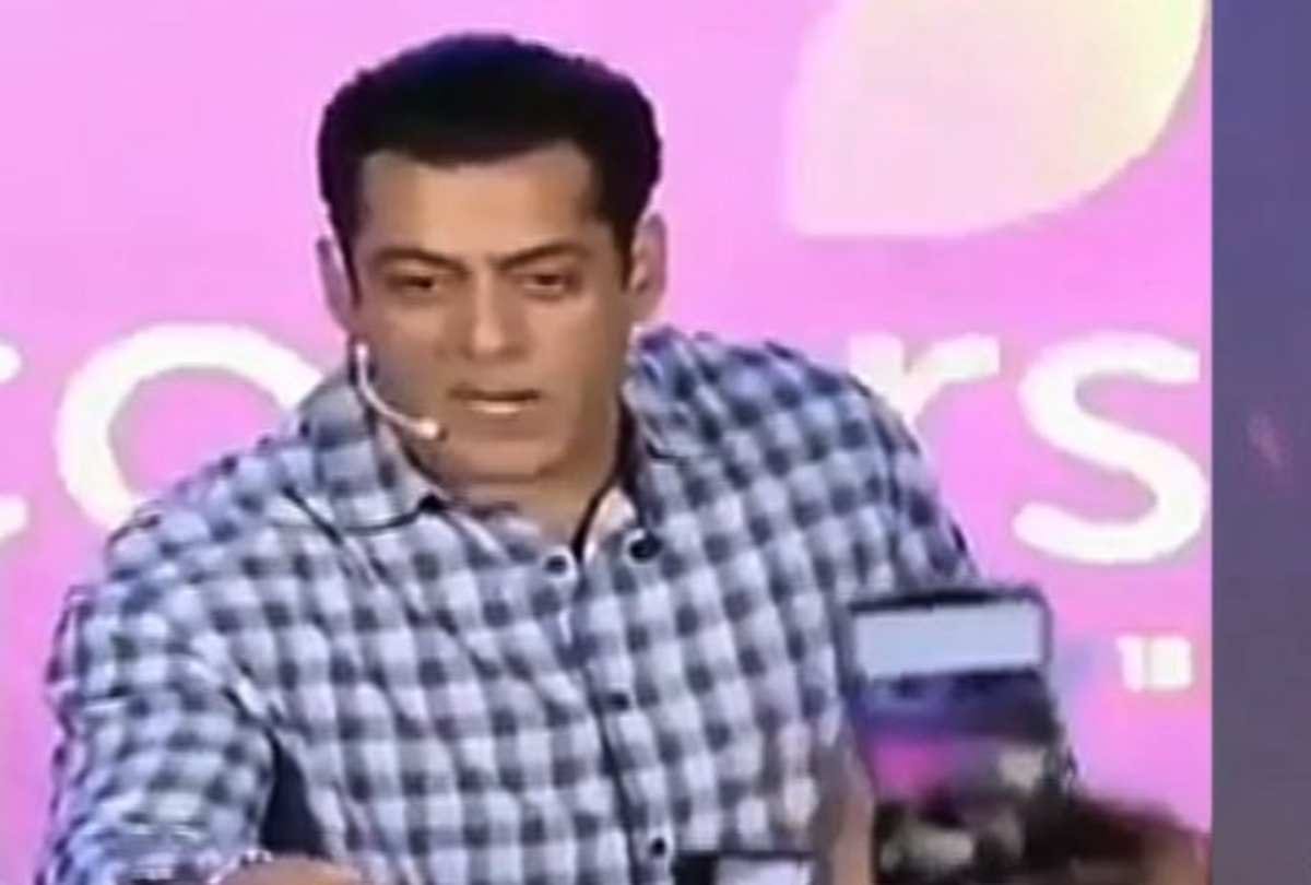 salman khan angry on a photographer at bigg boss launching said Ban me if you have a problem