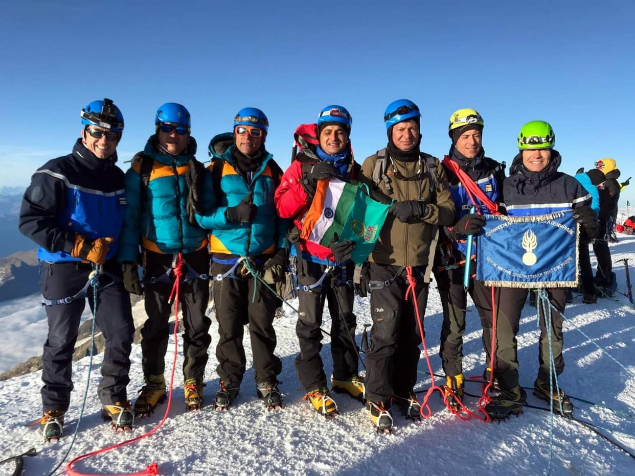 Nim and CNSAG team conquer Mount Blanc