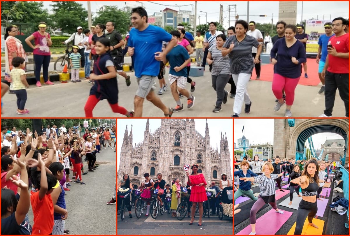 World Car free day celebrated across the world including India, Cycling, food, Walk, yoga an Road