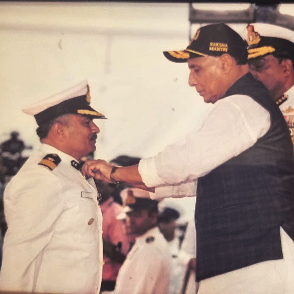 DIG Dasila of Ganigangoli was awarded the Coast Guard Medal