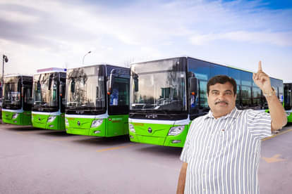 All buses of India will be electric in next two years said nitin gadkari