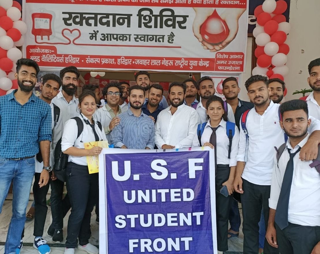Mahadanis donated 358 units of blood in the camp
