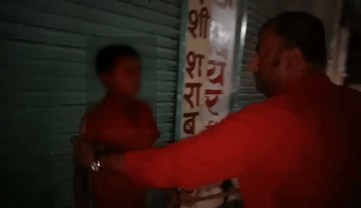 fir filed against sellsman for sell liquor for child by cantt mla in varanasi