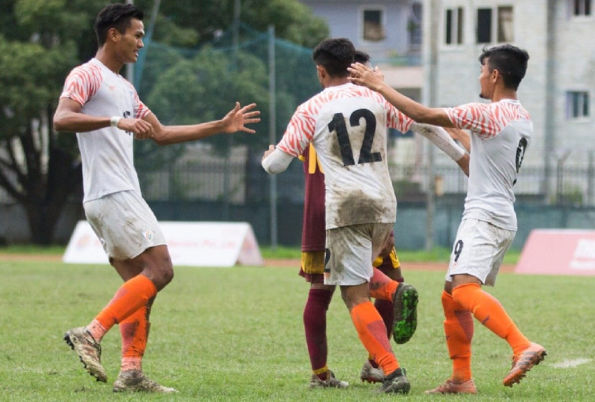 Indian u-18 football defeated srilanka to enters semifinal of saff championship 2019