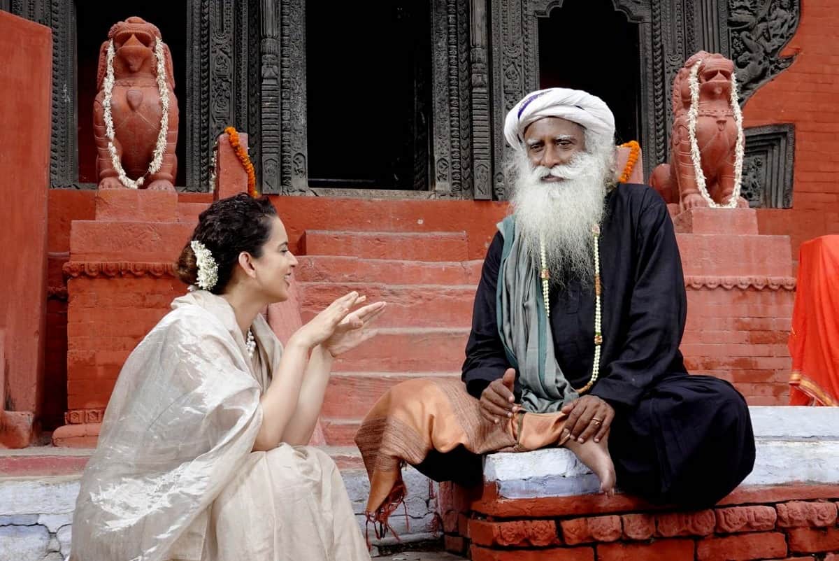 Kangana Ranaut in Rameshwaram this morning pic Goes Viral